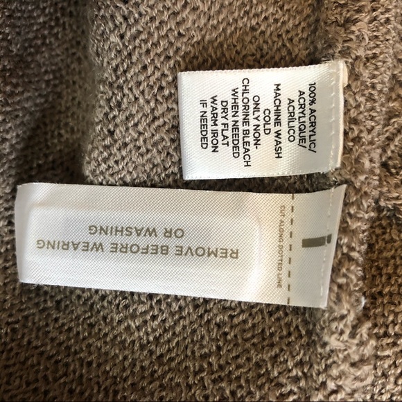 Loft Tan Knit Lightweight Shrug Size Small - Picture 6 of 7